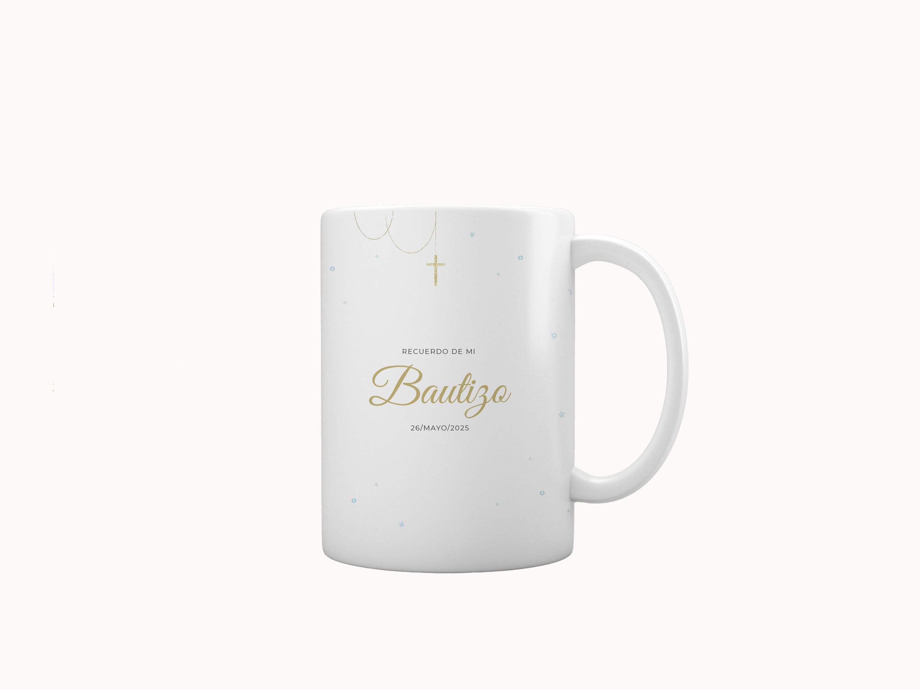 Taza Bautizo Ángel Personalizada
