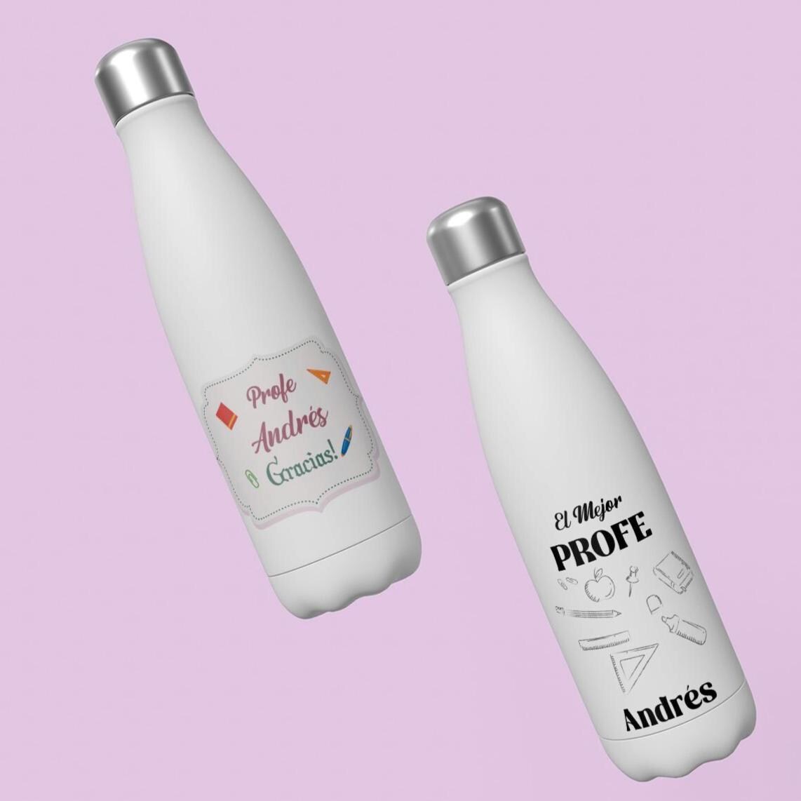 Pack Taza y Botella personalizado para profes