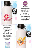 Botella infantil personalizada con nombre