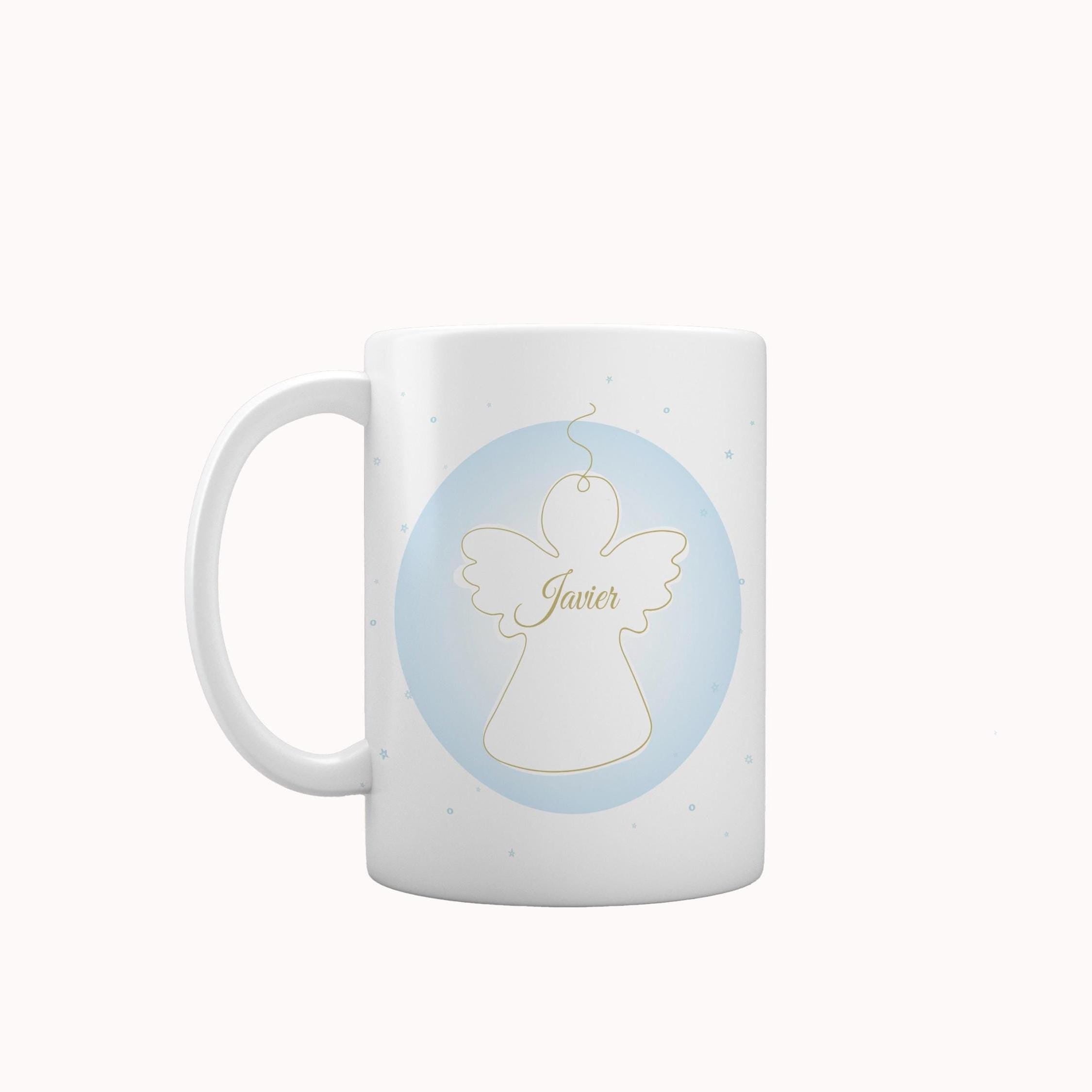 Taza Bautizo Ángel Personalizada