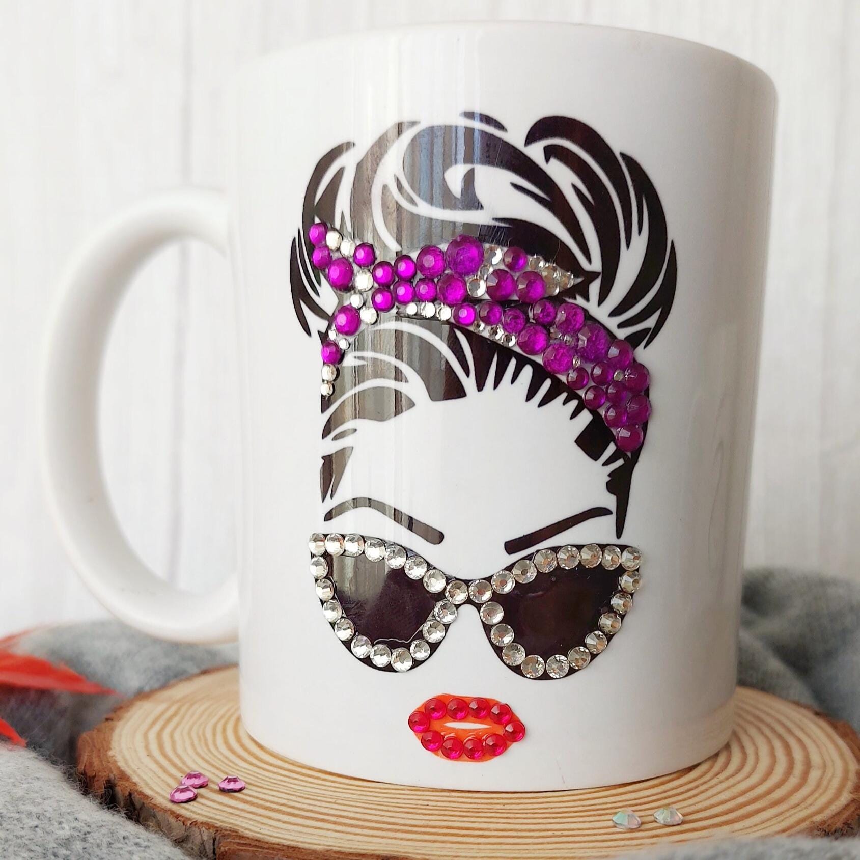 Taza con gemas  personalizada