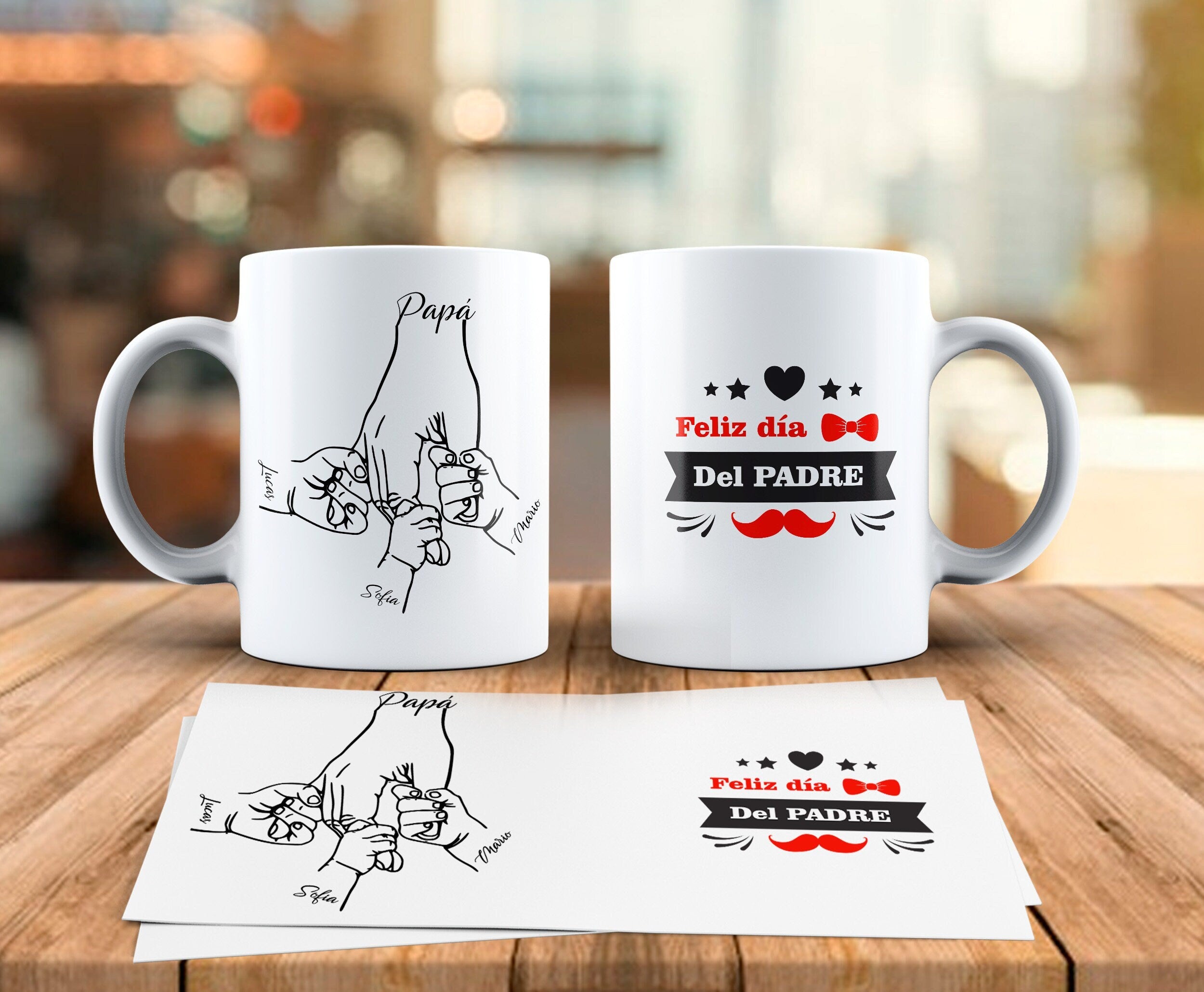 Taza de cerámica personalizada