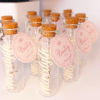 Botella con Rosario Personalizado para invitado
