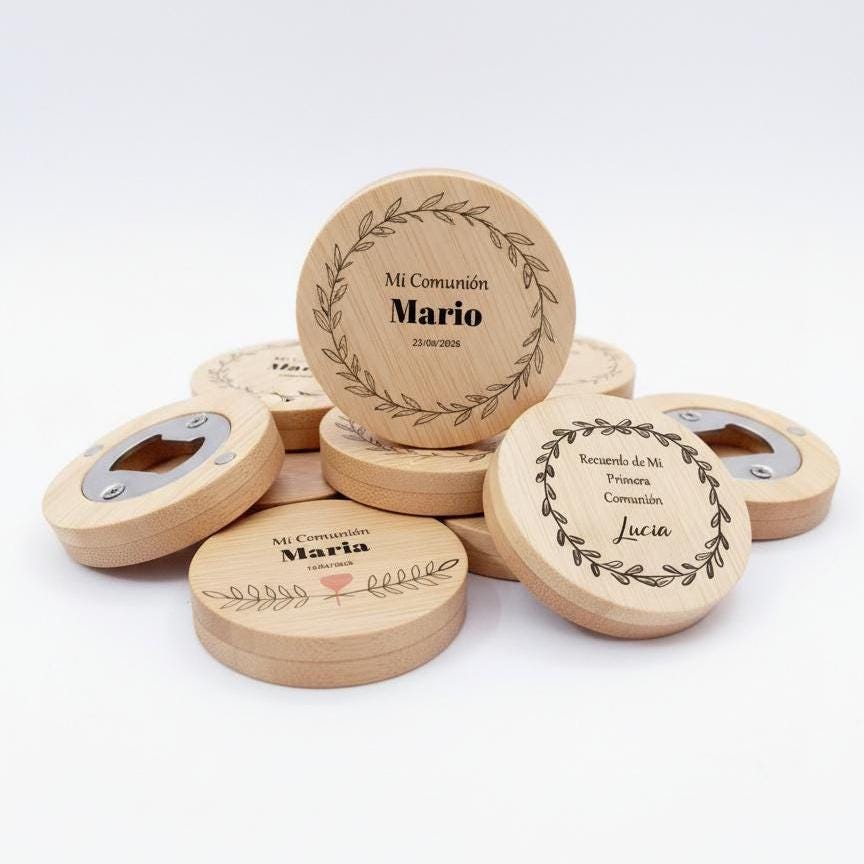 Abridores de madera personalizados magnéticos