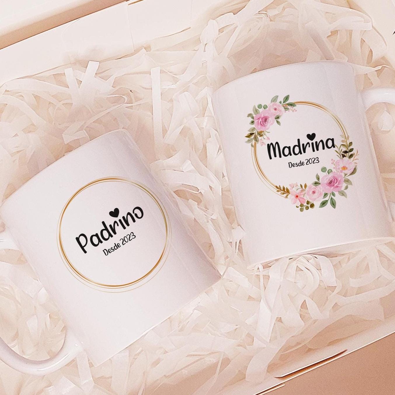 Pack de Tazas Personalizadas para Padrinos