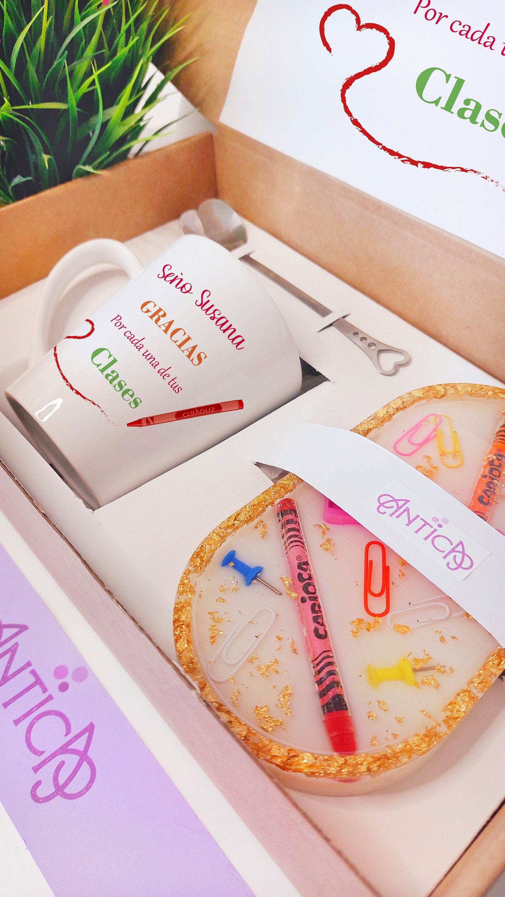 Set regalo personalizado Profesora