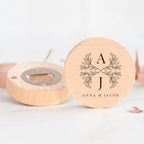 Abridor de madera personalizado Boda