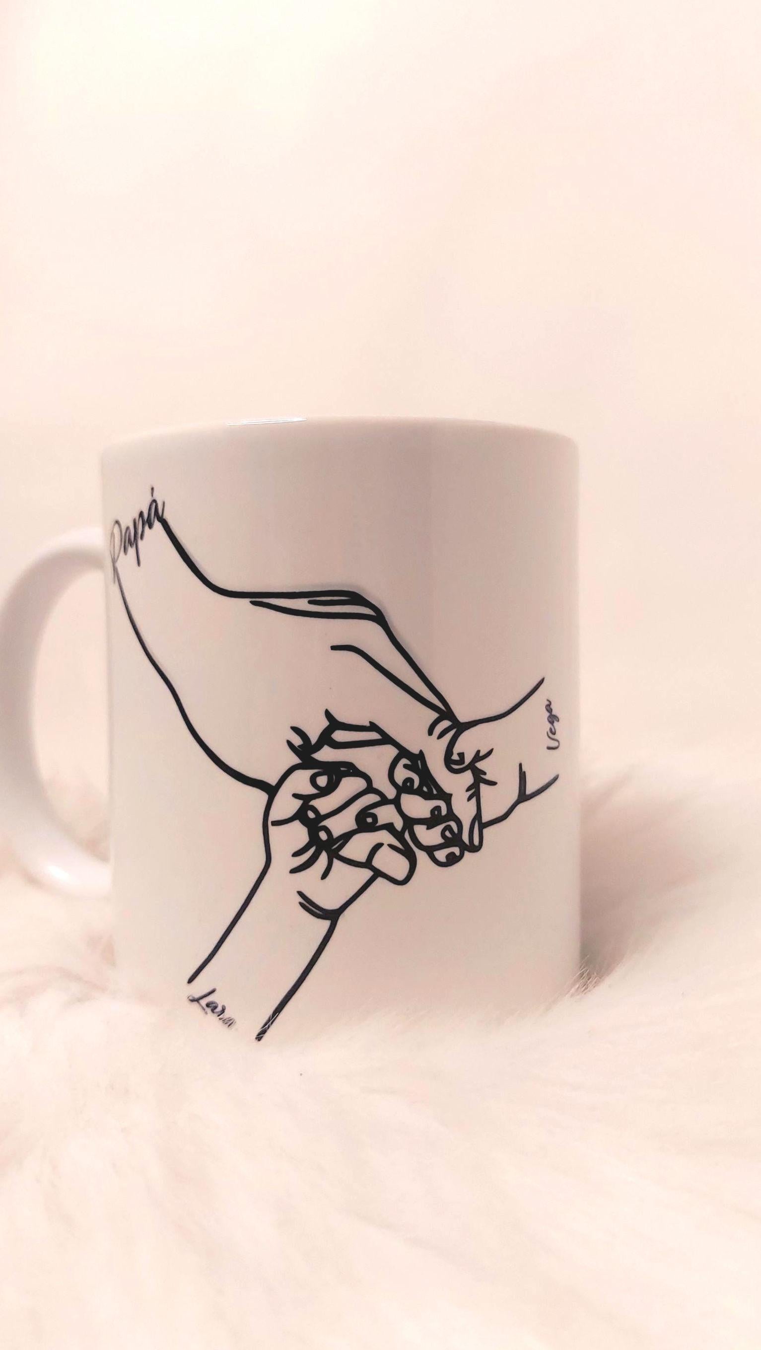 Taza de cerámica personalizada