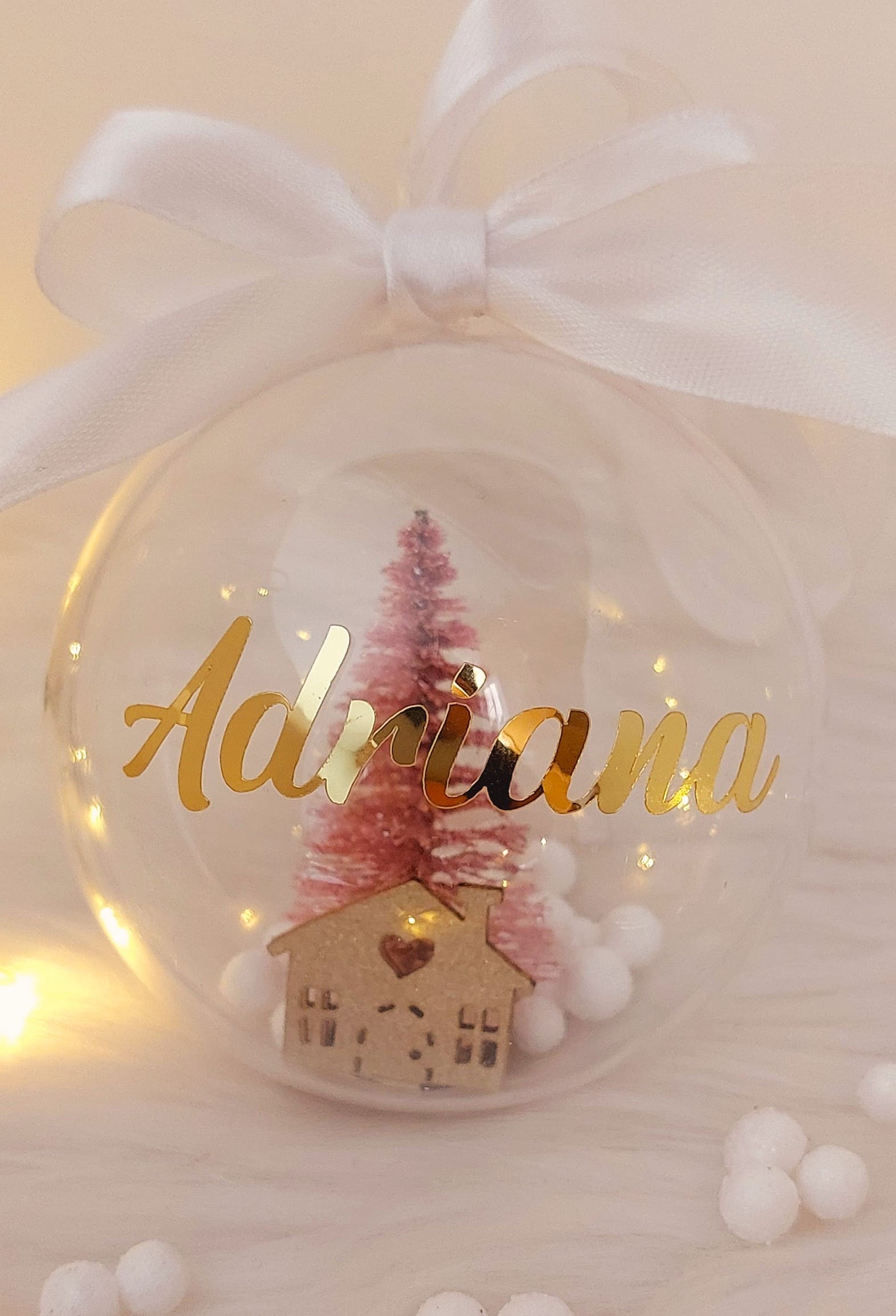 esfera para árbol de navidad personalizada
