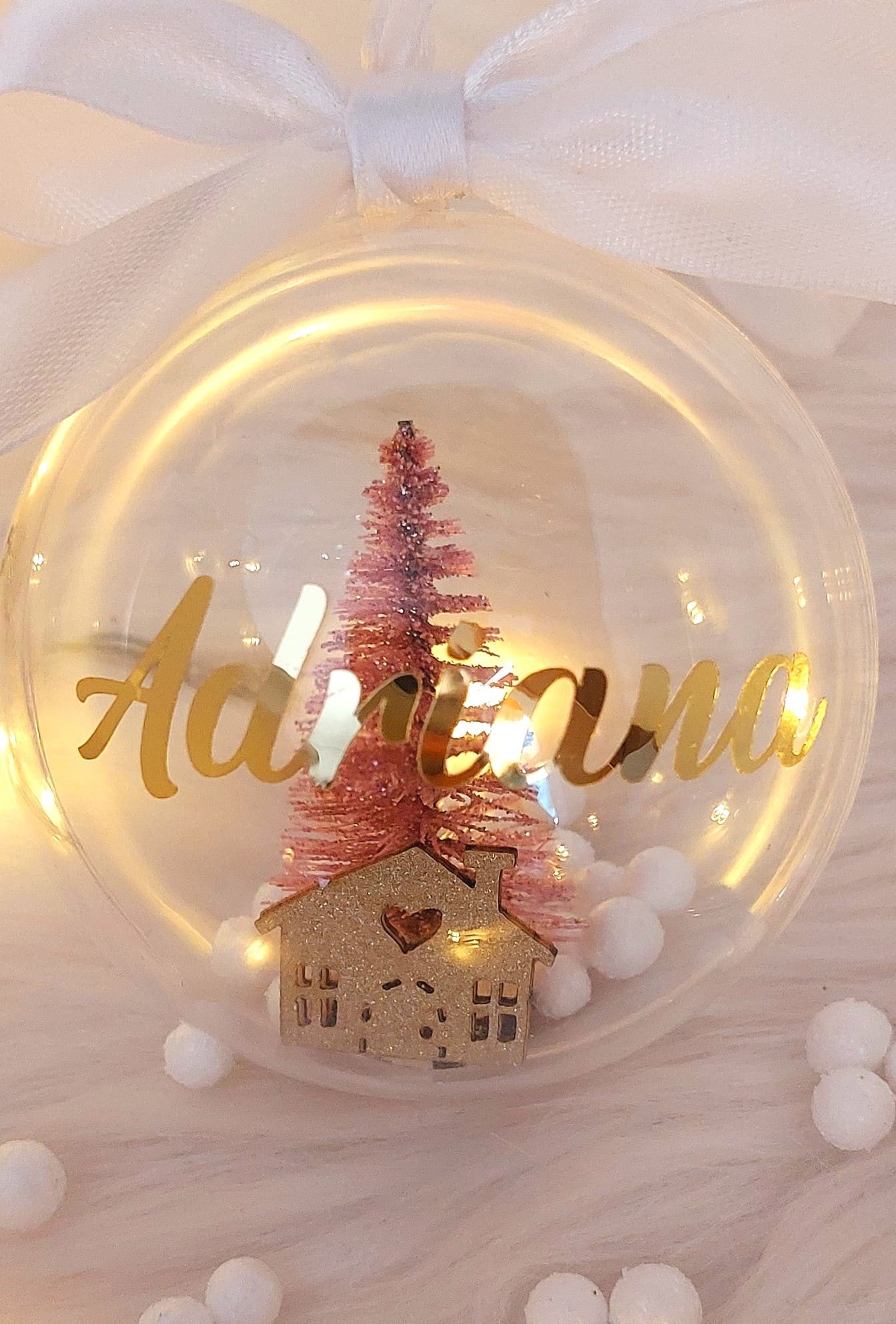 adorno navideño relleno personalizado