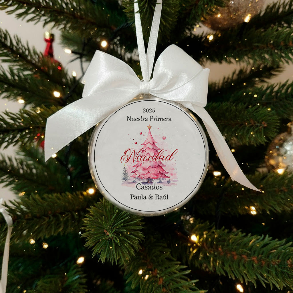 Adorno “Nuestra Primera Navidad Casados”