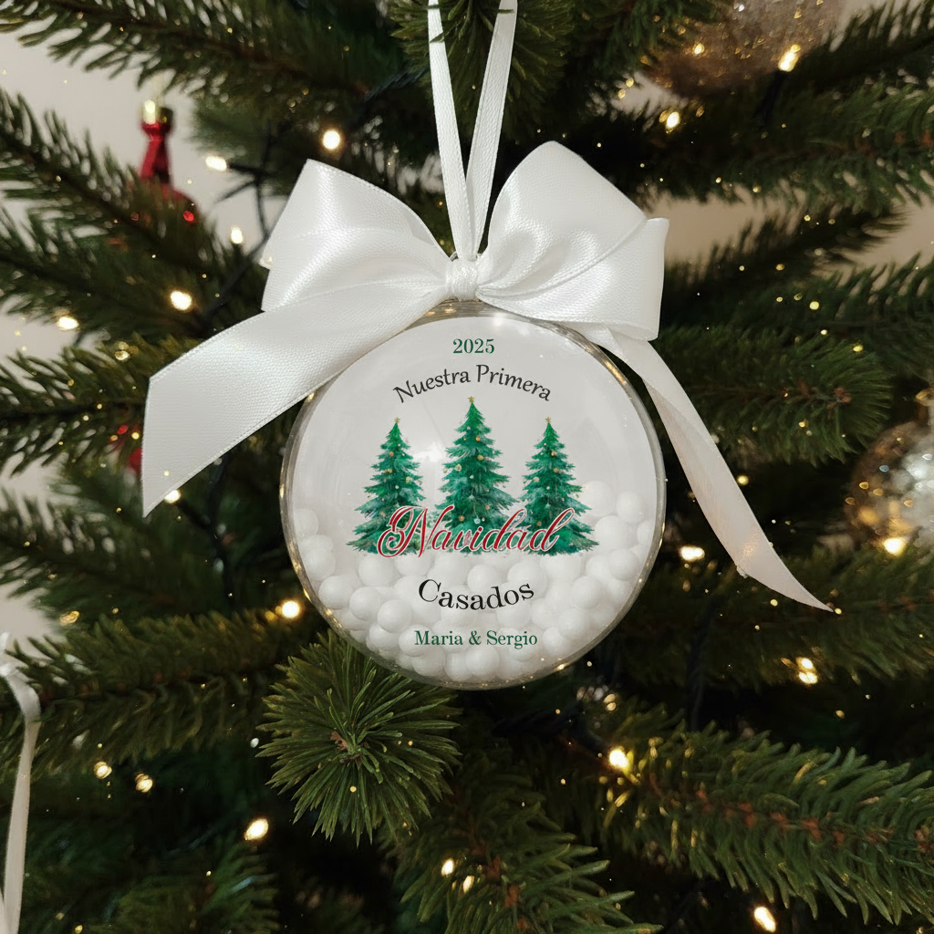 Adorno “Nuestra Primera Navidad Casados”