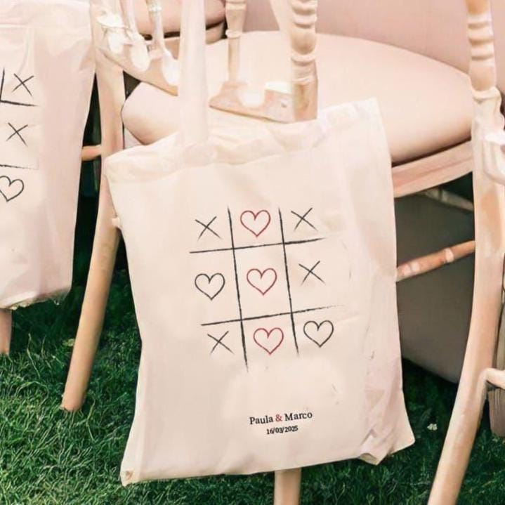 Bolsas de mano para boda personalizadas para tus invitados VIP, 