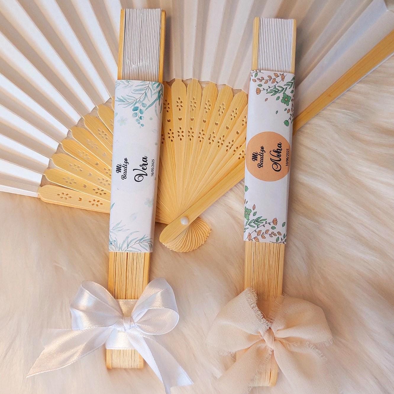 Abanico con lazo personalizado