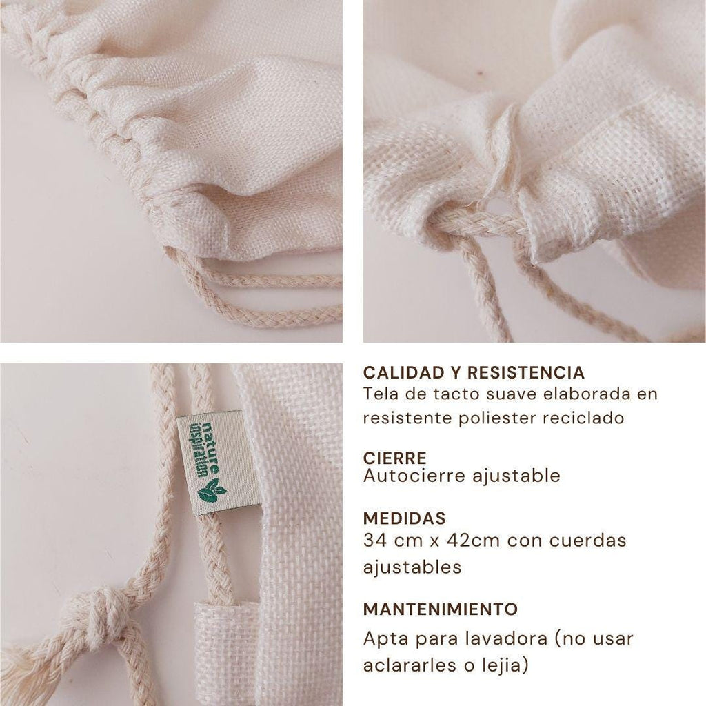 Mochila y Botella personalizada