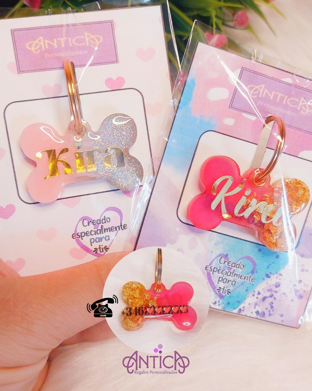 Chapa mascota personalizado