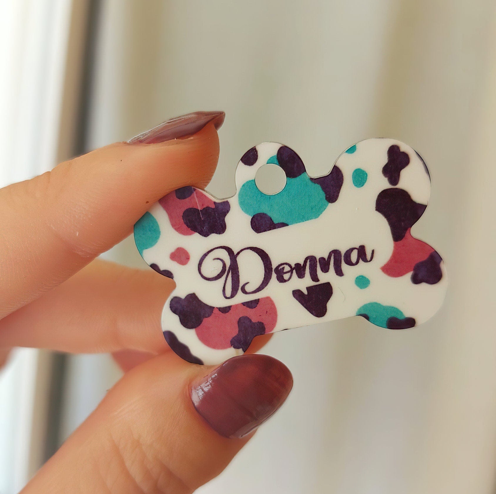 Chapa identificativa personalizada para mascota