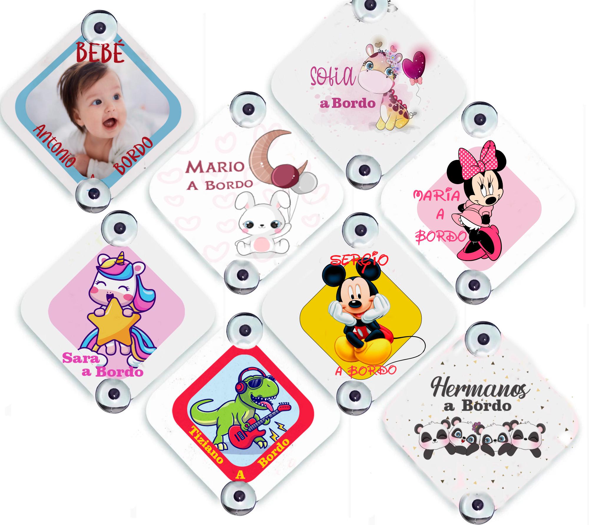 cartel con nombre, Diseño o fotografía, Panel personalizado para niños