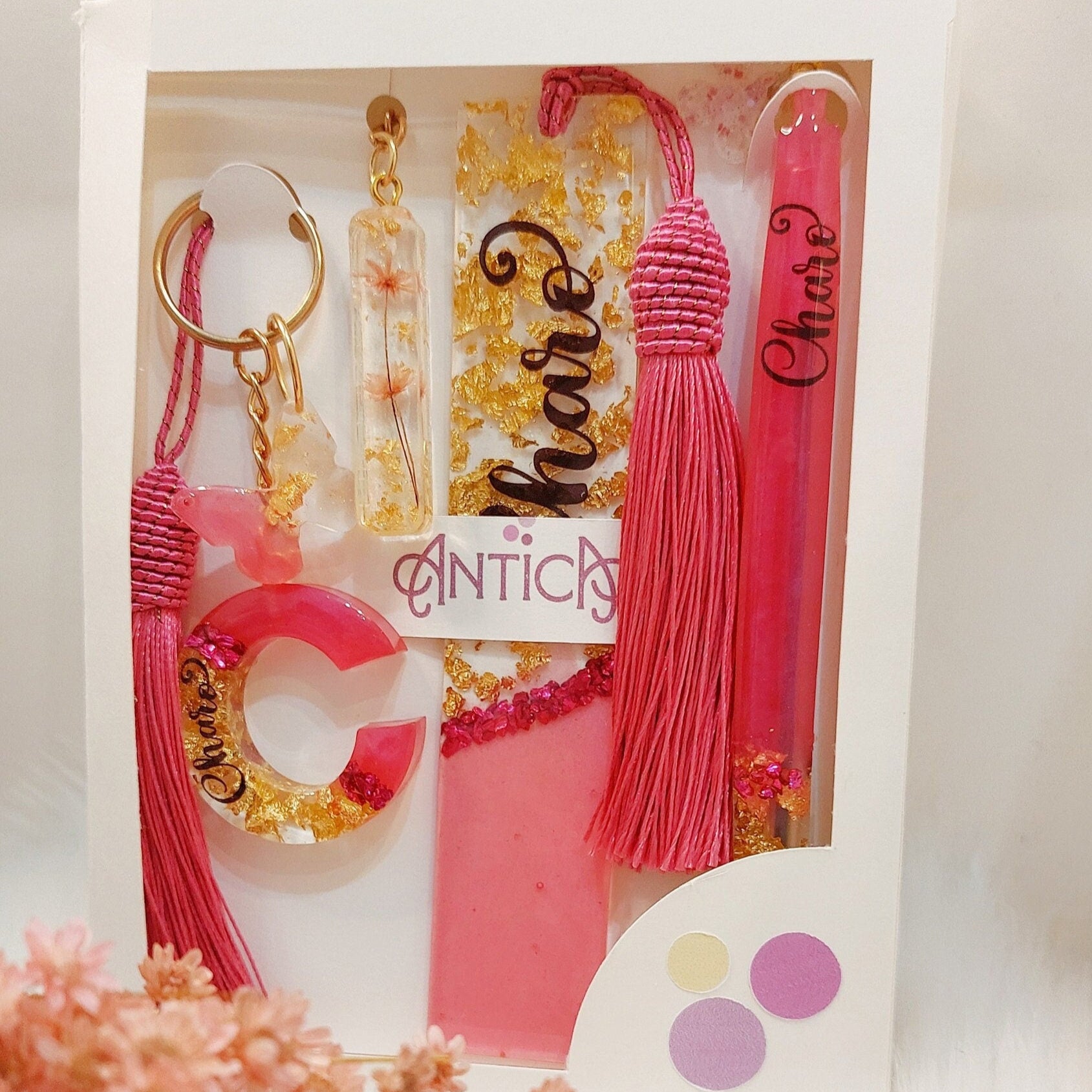 Conjunto de Accesorios Útiles, Llavero, Bolígrafo, Marcapáginas, Regalo original