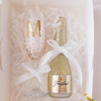  Regalo para Brindis de boda, Caja Regalo de copa Personalizada para Testigo de Boda, Regalo para mamá