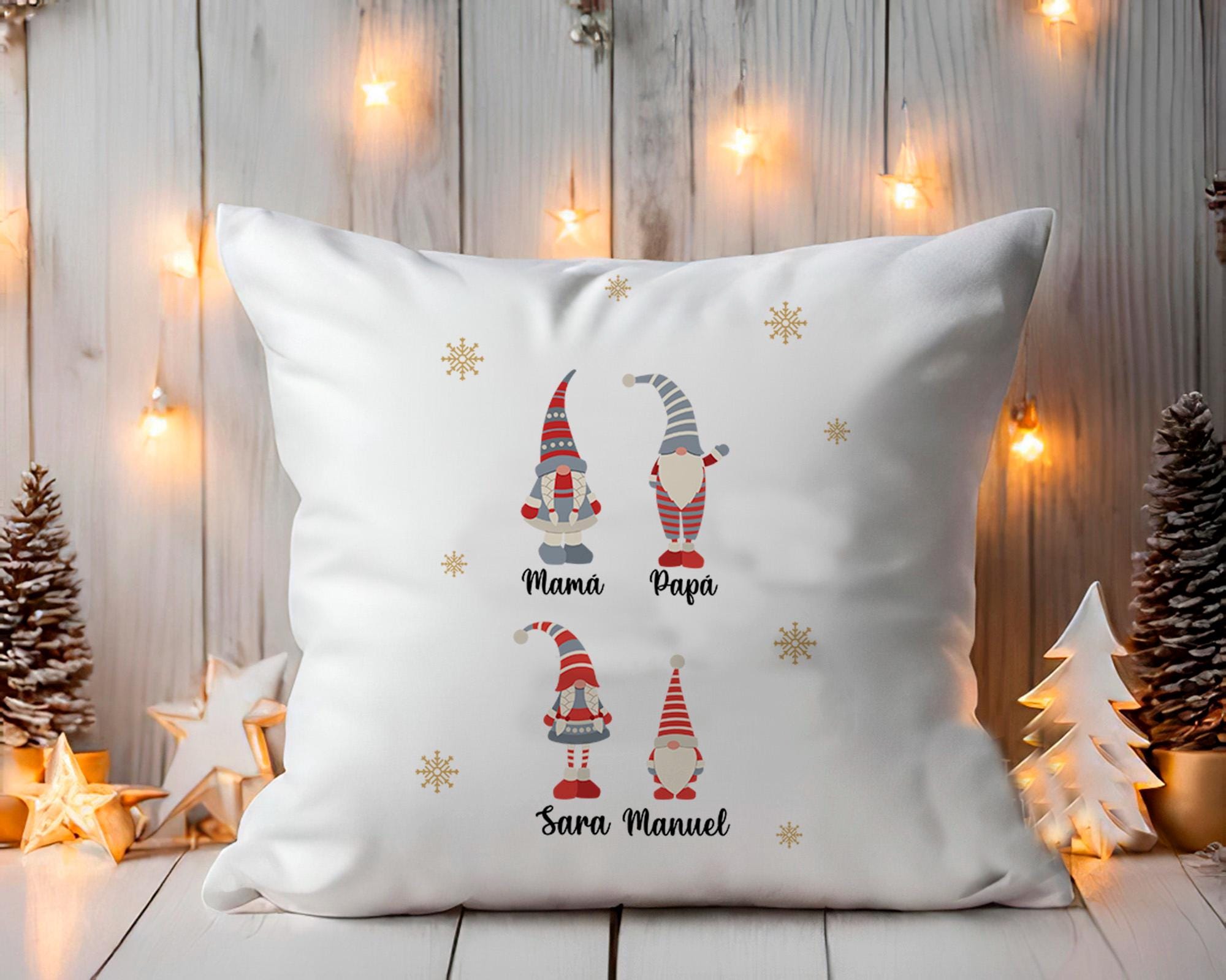 Cojín navideño Personalizado