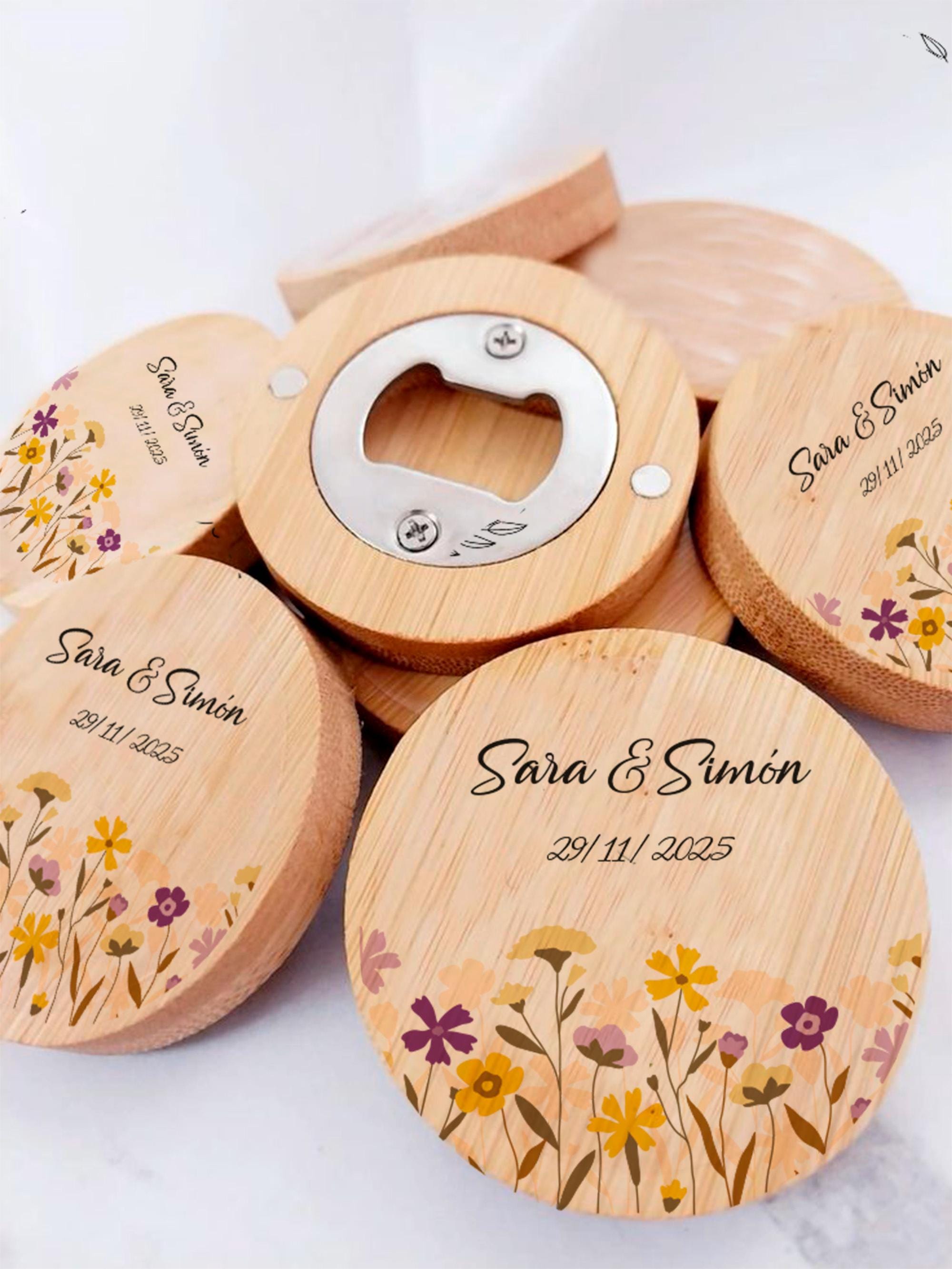 Abridor de Madera personalizado con imán