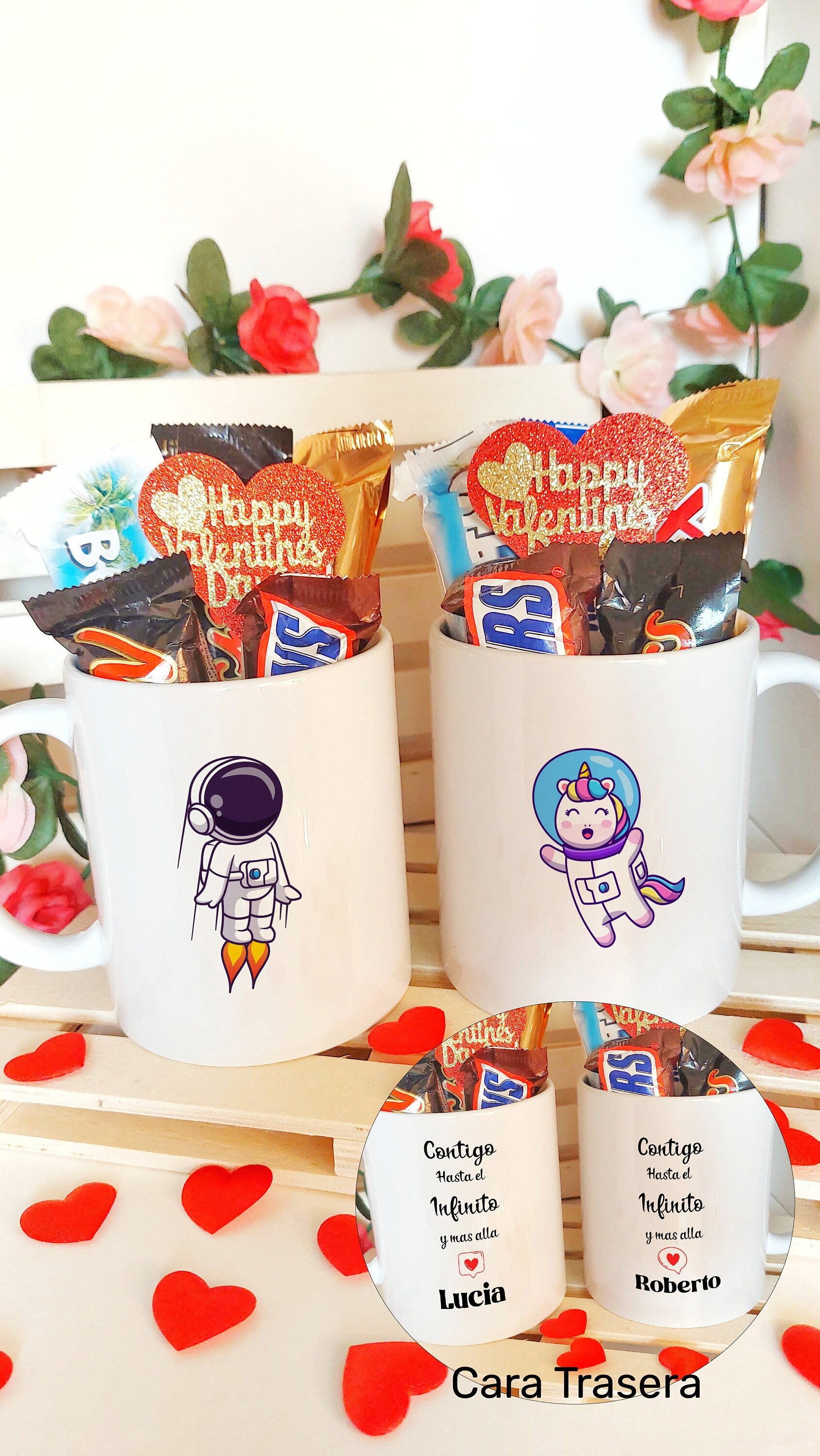 Tazas + Chocolates Personalizado
