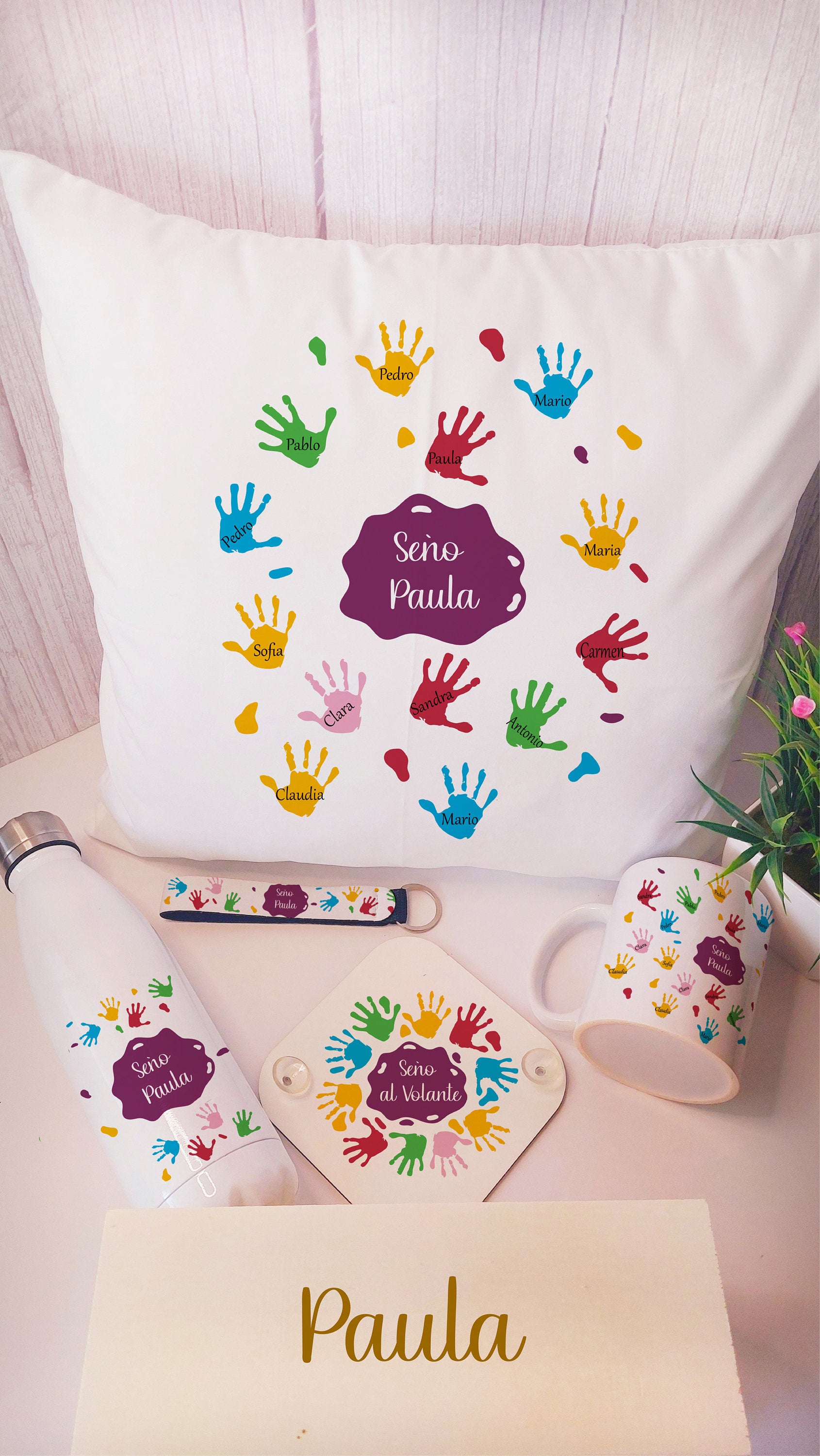 kit completo profesora personalizado