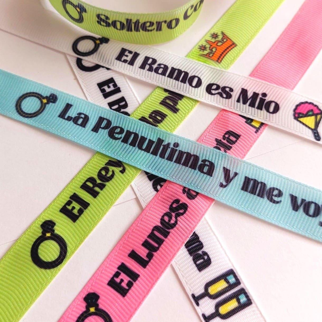 Pulseras + Tarjeta Personalizadas