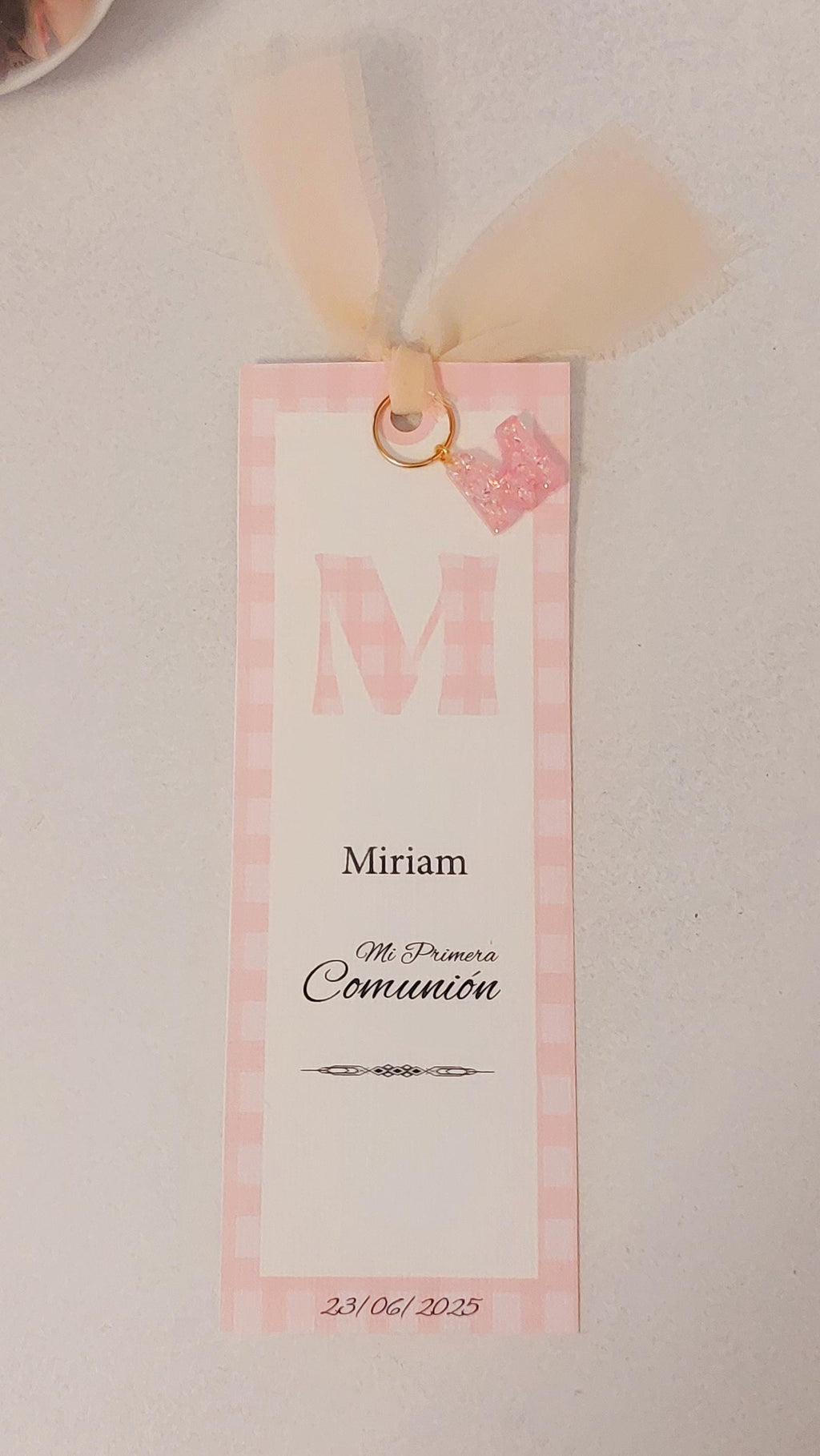 Marcapáginas personalizado