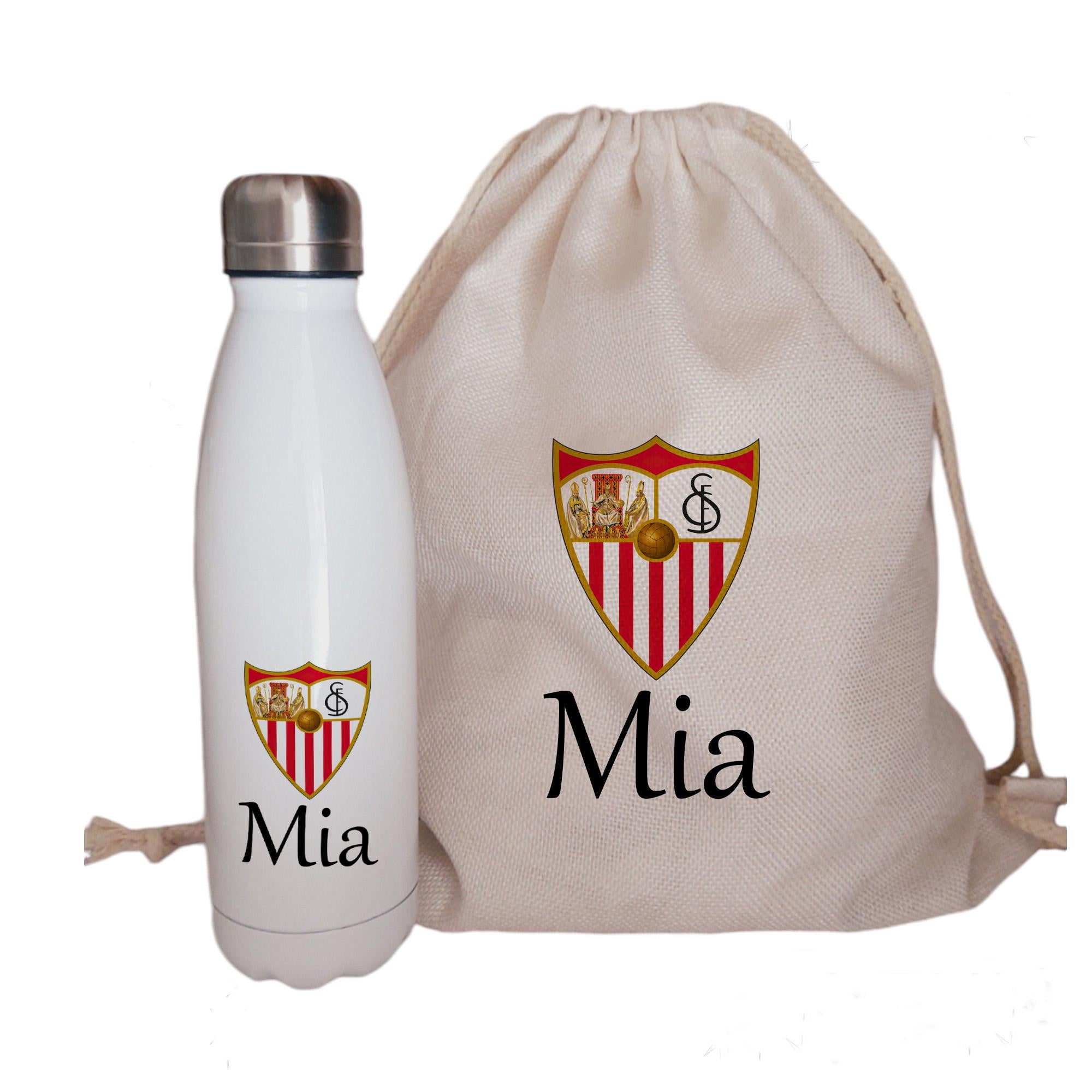 Mochila y Botella personalizadas