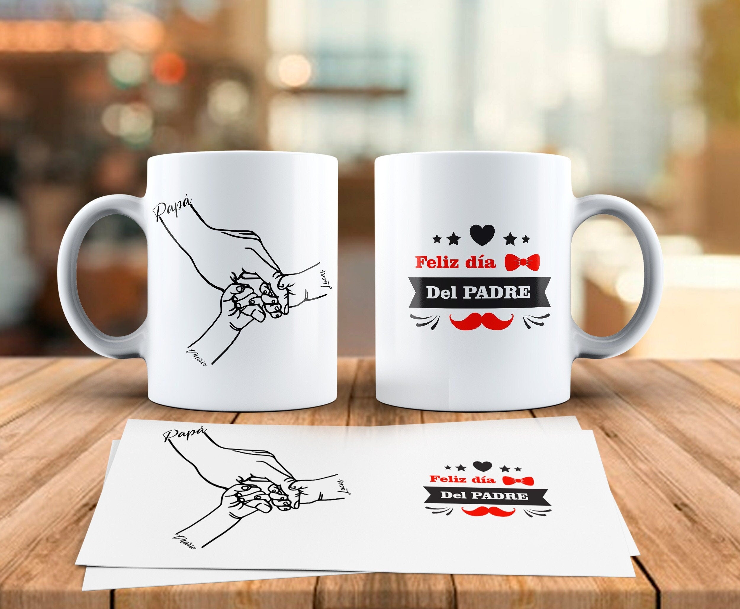 Taza de cerámica personalizada