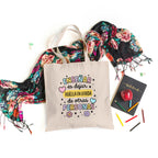 Kit Bolsa de tela y botella personalizada