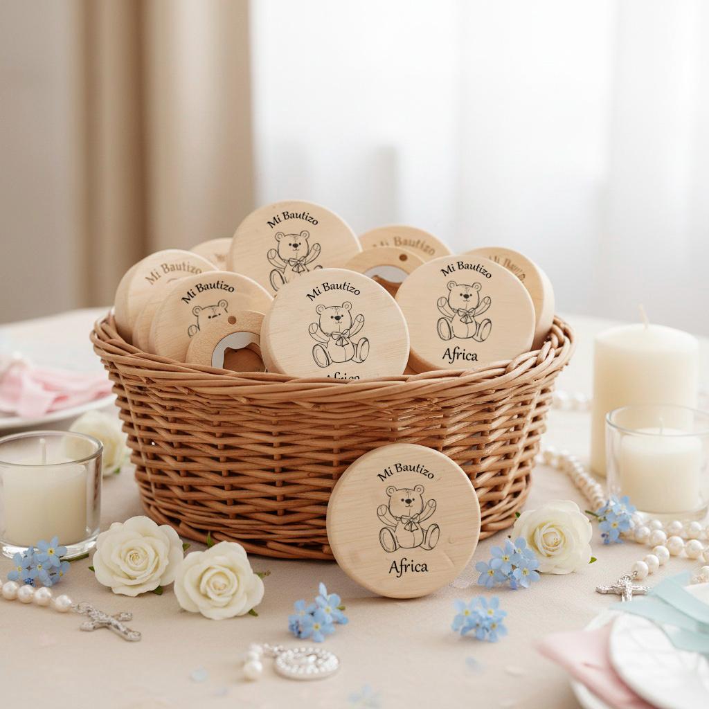 Abridores de madera personalizados magnéticos