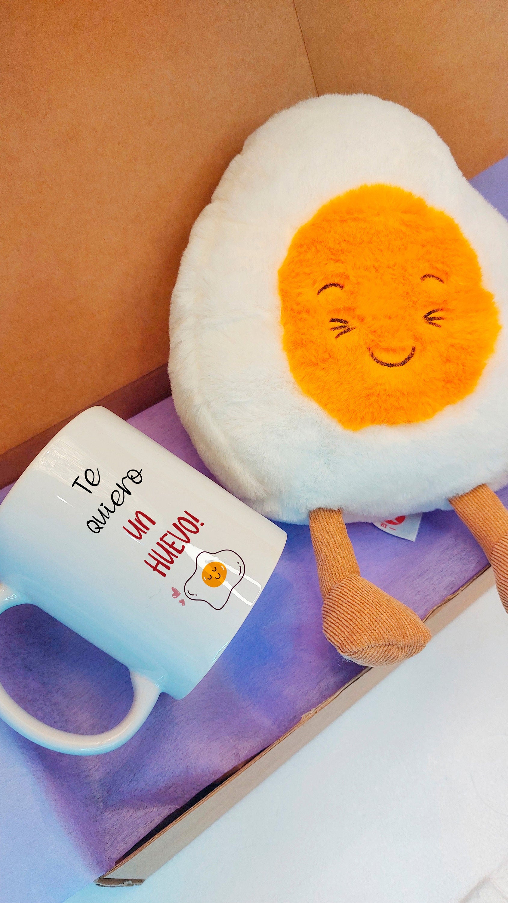 Taza con Peluche en caja regalo