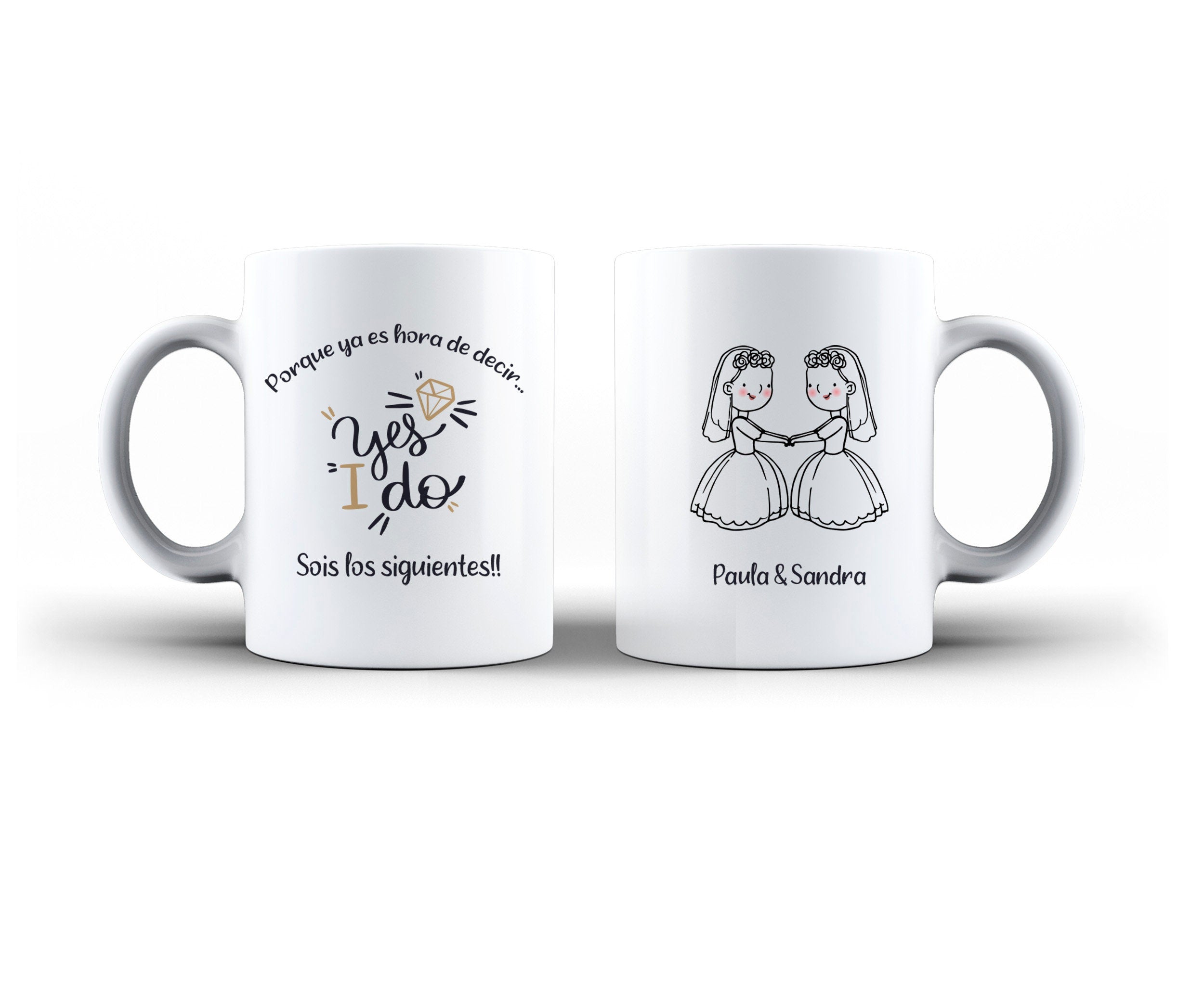 Taza regalo para los siguientes en casarse