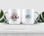 Tazas de arcoíris personalizada