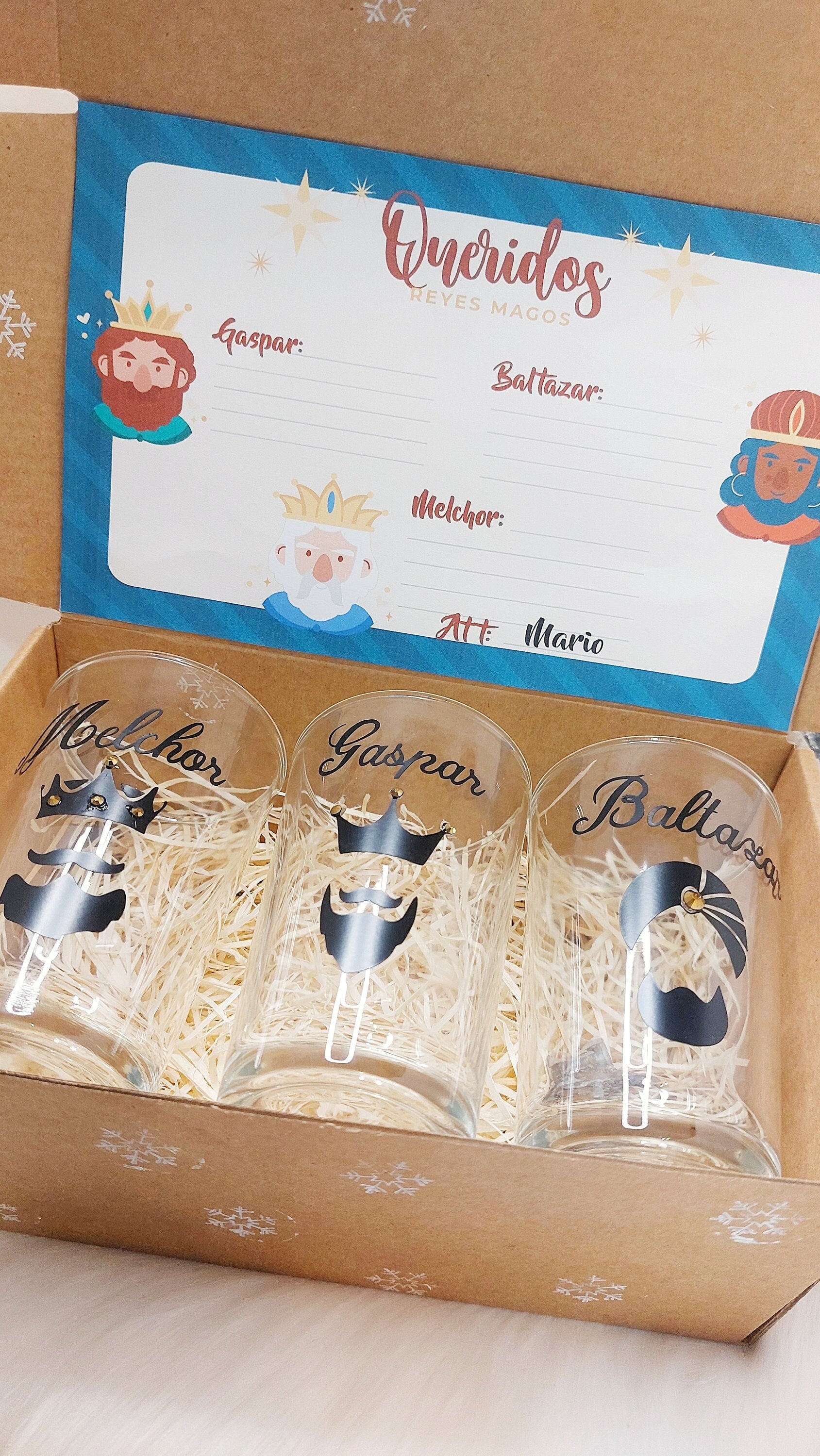 Set vasos para reyes magos