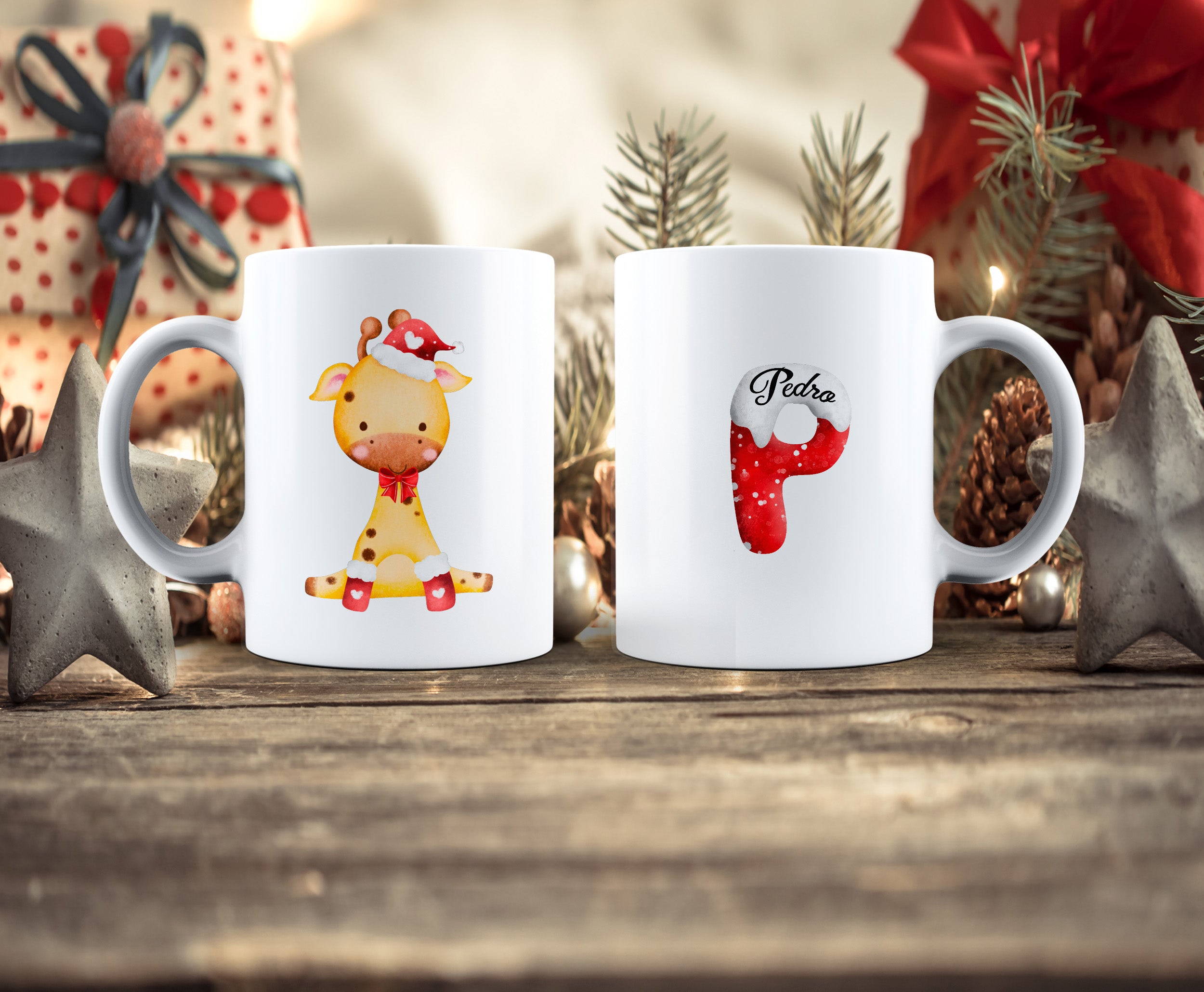 taza infantil navidad